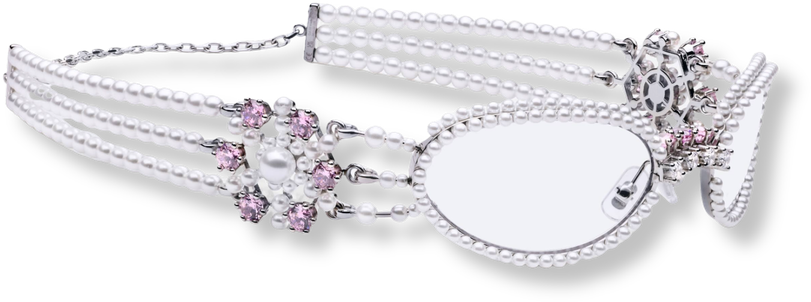 Bound clip-on eyewear jewellery